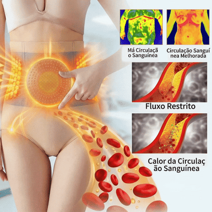 Pureluxo® Shorts Modeladores Termogénicos 5-em-1 🌿 Moringa & Berberina • 🧬 Tecnologia de Micropartículas • 🔥 Ativação Térmica • ✨ Modelação da Cintura e Abdómen • ⏳ 30 Min/Dia 🎁