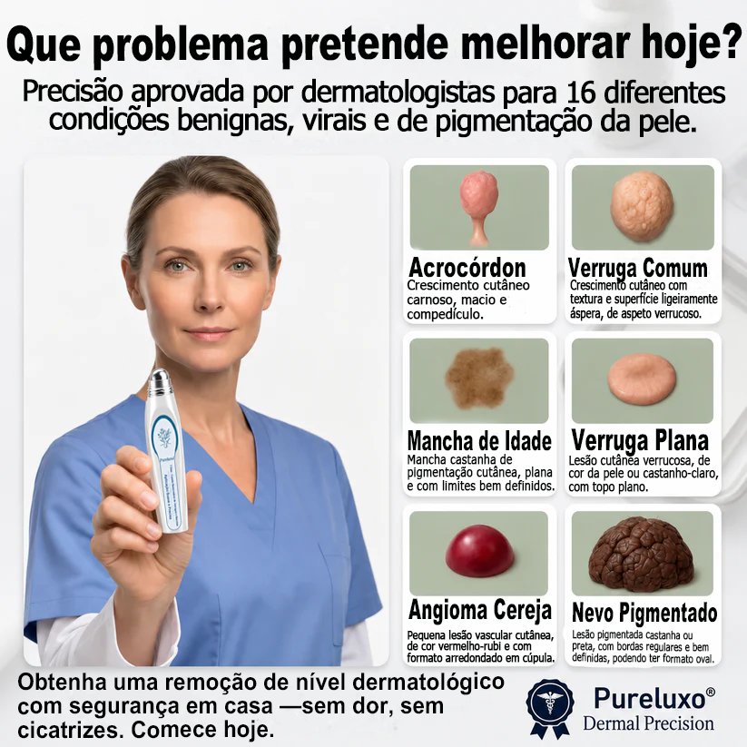 Loja Oficial 𝑷𝒖𝒓𝒆𝒍𝒖𝒙𝒐® 🌿 Tratamento de 7 Dias para Sinais e Imperfeições da Pele | Roll-on de Precisão, Sem Dor