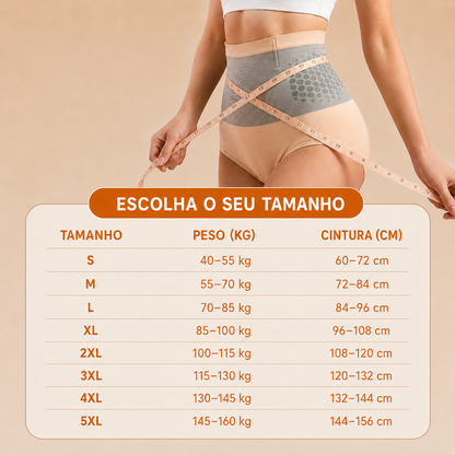 Pureluxo® Shorts Modeladores Termogénicos 5-em-1 🌿 Moringa & Berberina • 🧬 Tecnologia de Micropartículas • 🔥 Ativação Térmica • ✨ Modelação da Cintura e Abdómen • ⏳ 30 Min/Dia 🎁