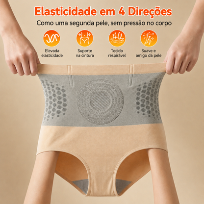 Pureluxo® Shorts Modeladores Termogénicos 5-em-1 🌿 Moringa & Berberina • 🧬 Tecnologia de Micropartículas • 🔥 Ativação Térmica • ✨ Modelação da Cintura e Abdómen • ⏳ 30 Min/Dia 🎁