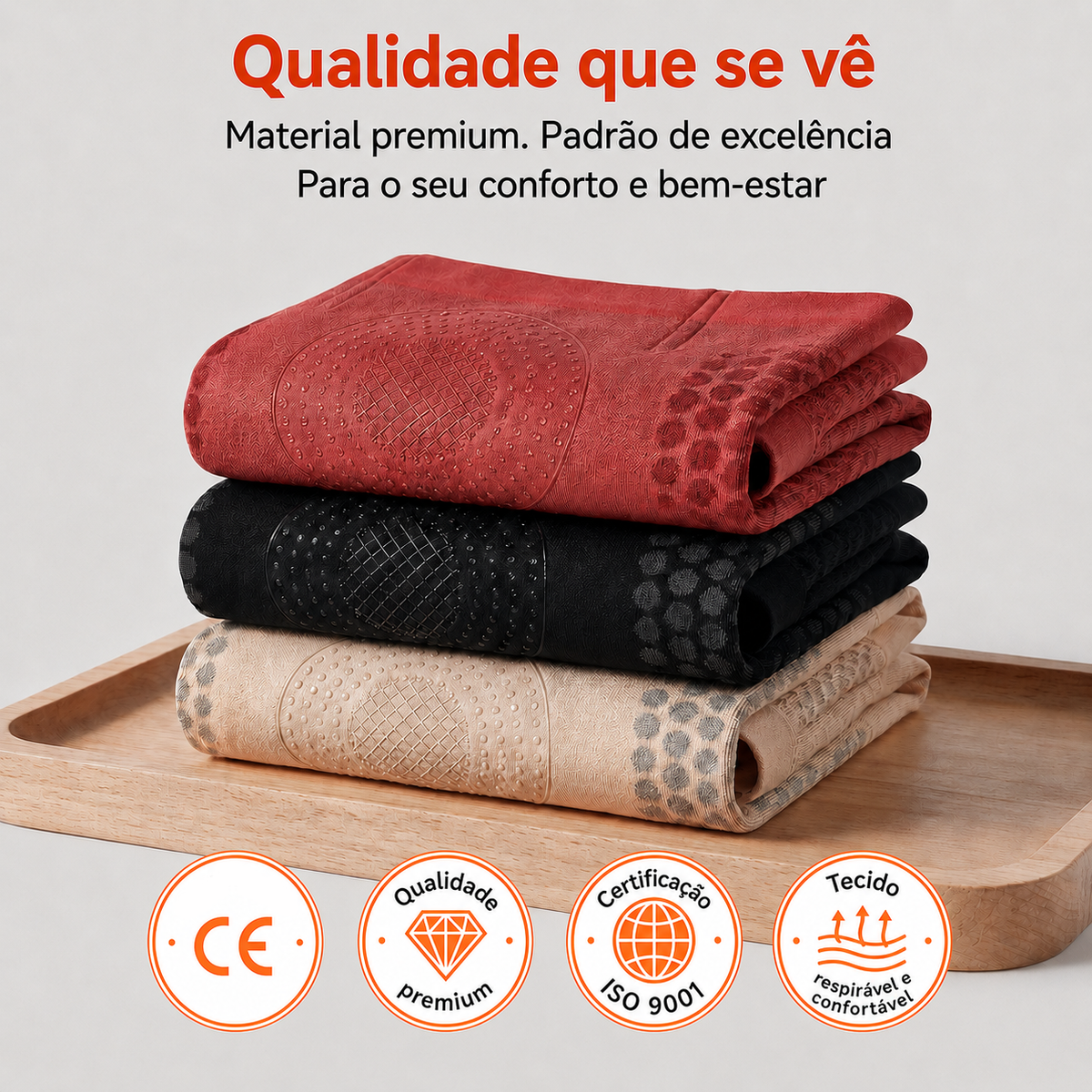 Pureluxo® Shorts Modeladores Termogénicos 5-em-1 🌿 Moringa & Berberina • 🧬 Tecnologia de Micropartículas • 🔥 Ativação Térmica • ✨ Modelação da Cintura e Abdómen • ⏳ 30 Min/Dia 🎁