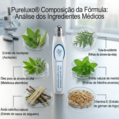 Loja Oficial 𝑷𝒖𝒓𝒆𝒍𝒖𝒙𝒐® 🌿 Tratamento de 7 Dias para Sinais e Imperfeições da Pele | Roll-on de Precisão, Sem Dor