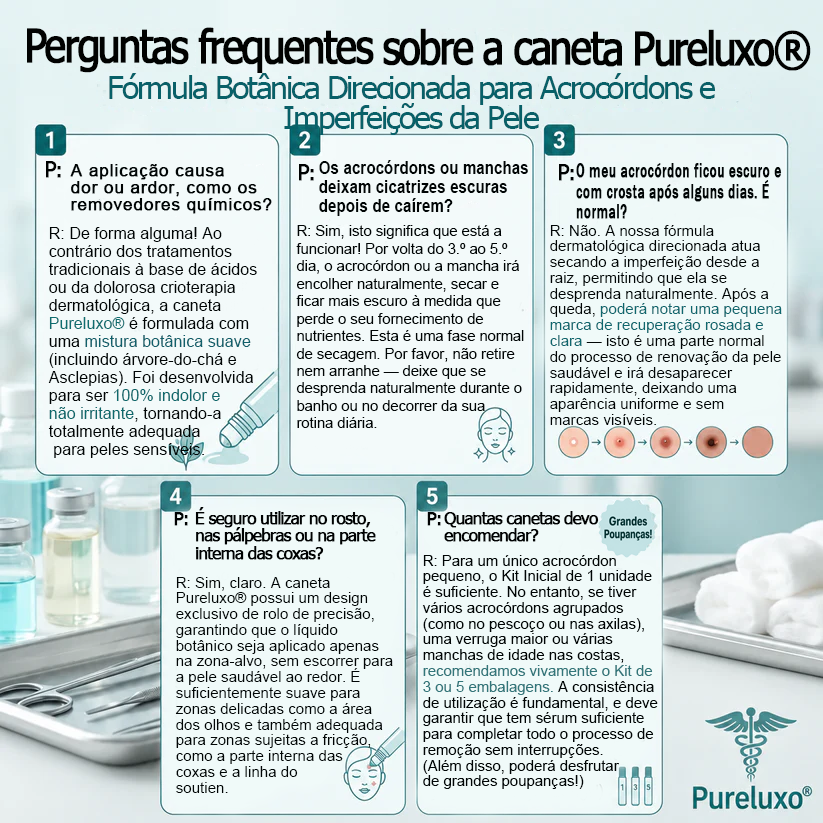 Loja Oficial 𝑷𝒖𝒓𝒆𝒍𝒖𝒙𝒐® 🌿 Tratamento de 7 Dias para Sinais e Imperfeições da Pele | Roll-on de Precisão, Sem Dor