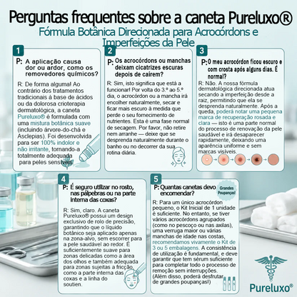 Loja Oficial 𝑷𝒖𝒓𝒆𝒍𝒖𝒙𝒐® 🌿 Tratamento de 7 Dias para Sinais e Imperfeições da Pele | Roll-on de Precisão, Sem Dor